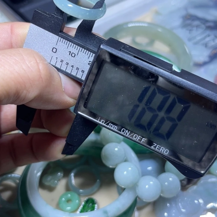 翡翠未镶嵌戒指18.5圈口