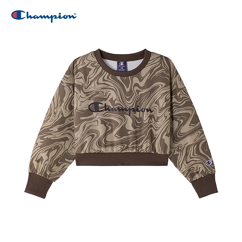Champion2025春季新经典舒适圆领套头卫衣CAS015