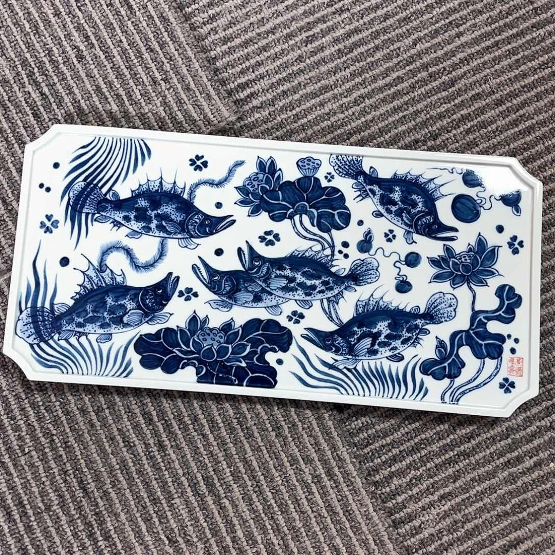 奇***峻手绘高温瓷器瓷器