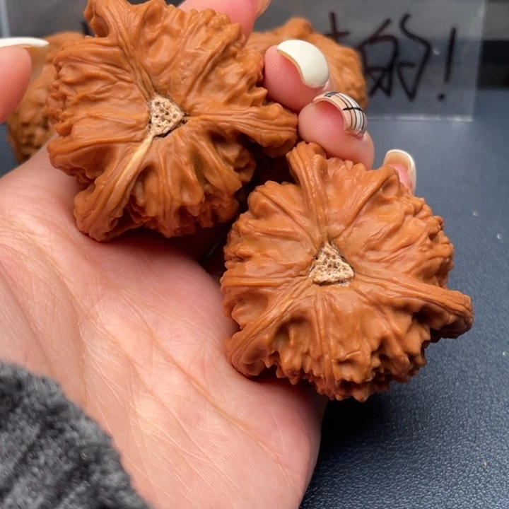 闲***适吊坠文玩核桃白狮子