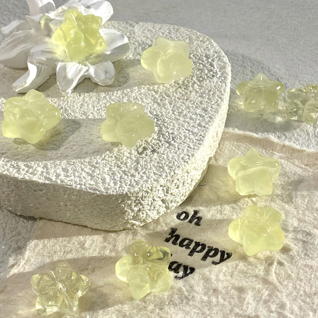 黄水晶蝴蝶结星星多样性随机发一颗HS64