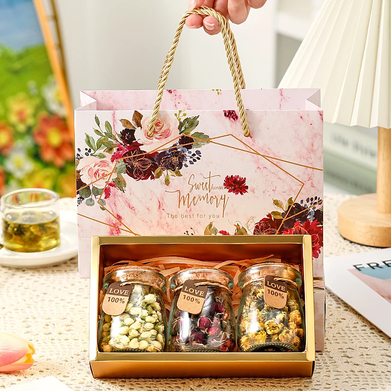 养生花茶礼盒实用送长辈员工客户高档创意生日伴手礼品定制礼物