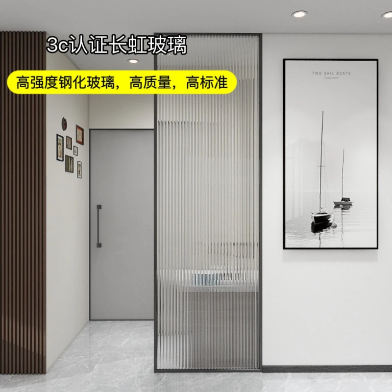 新款高档屏风网红客厅铁艺不锈钢浴室卫生间工厂直销隔断干湿分离