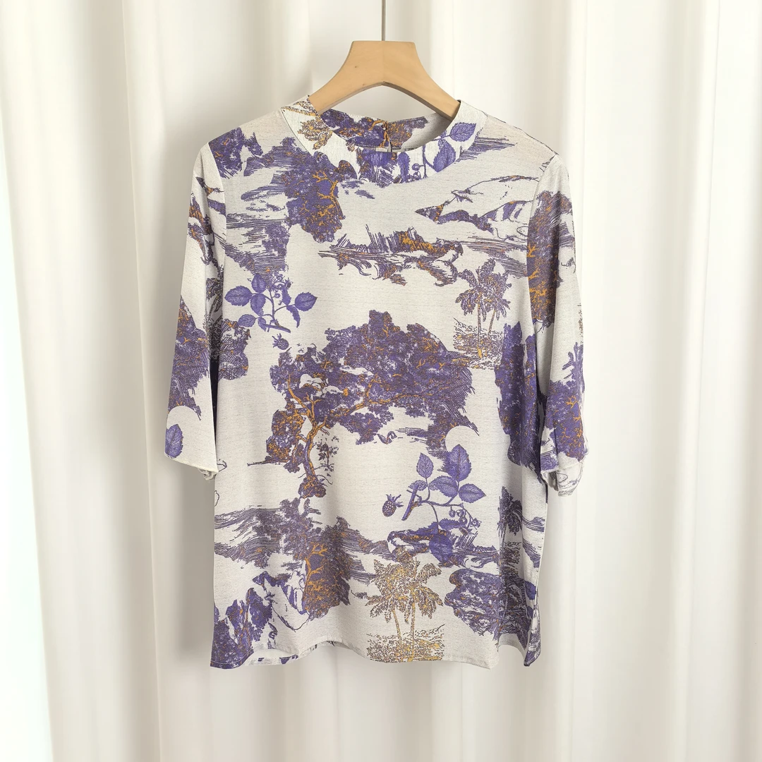 新款桑蚕丝上衣 D622605