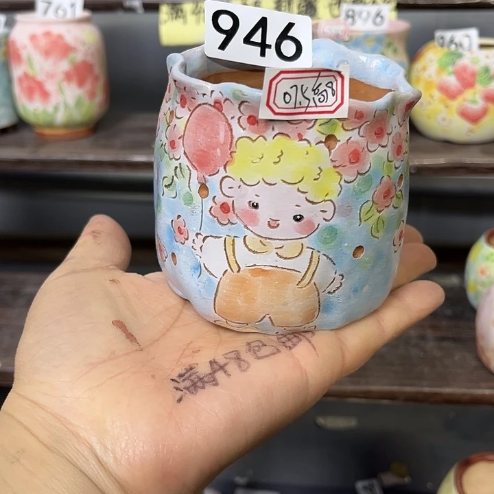 手工制作多肉花盆