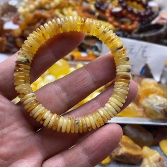 未镶嵌蜜蜡手串手串