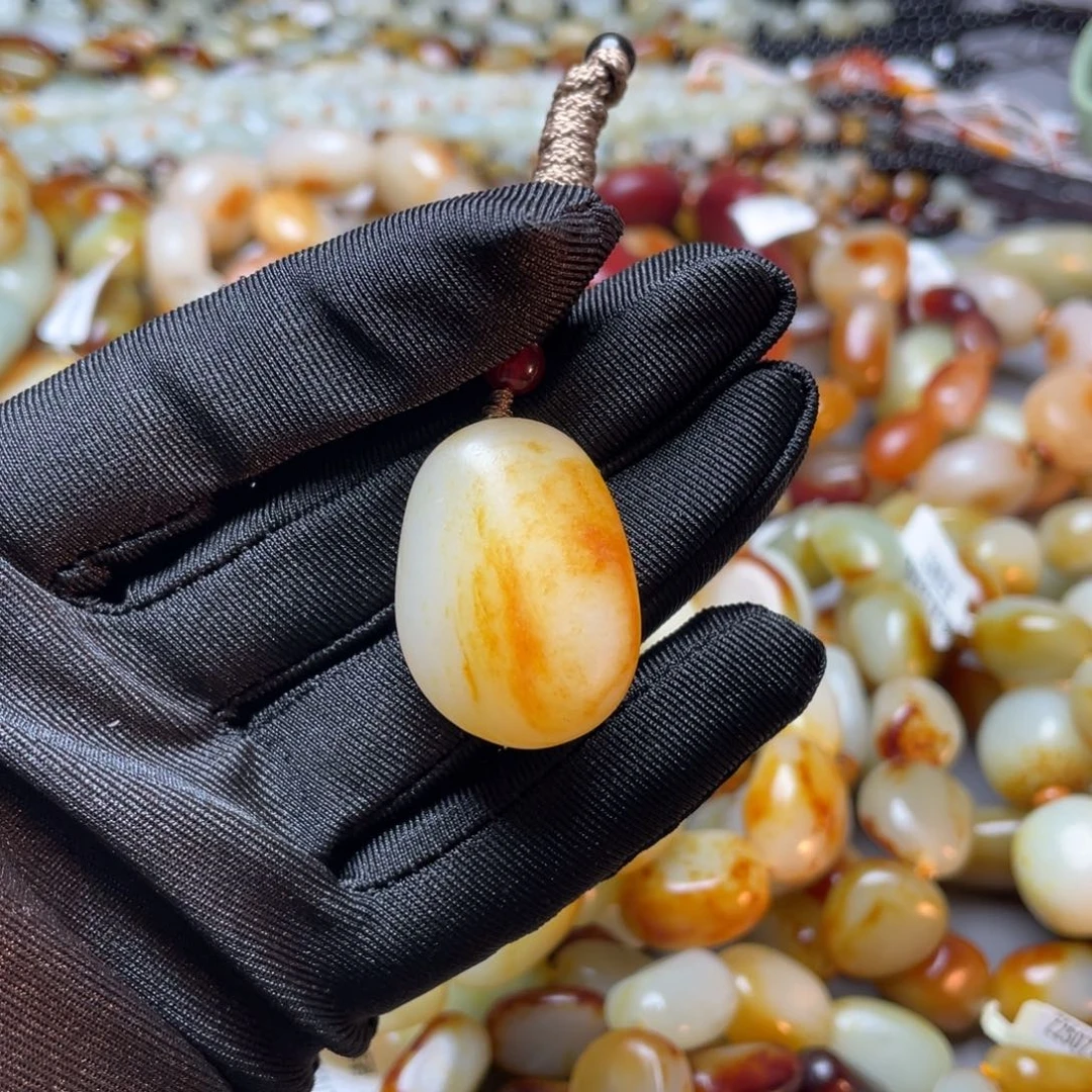 a***丁手链未镶嵌和田玉