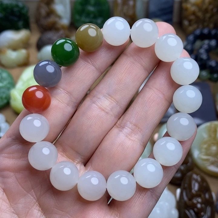 和田玉颈饰未镶嵌超*