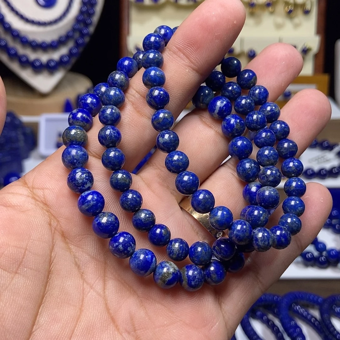 青金石未镶嵌宠粉 天然 手串#多样性发一#7+