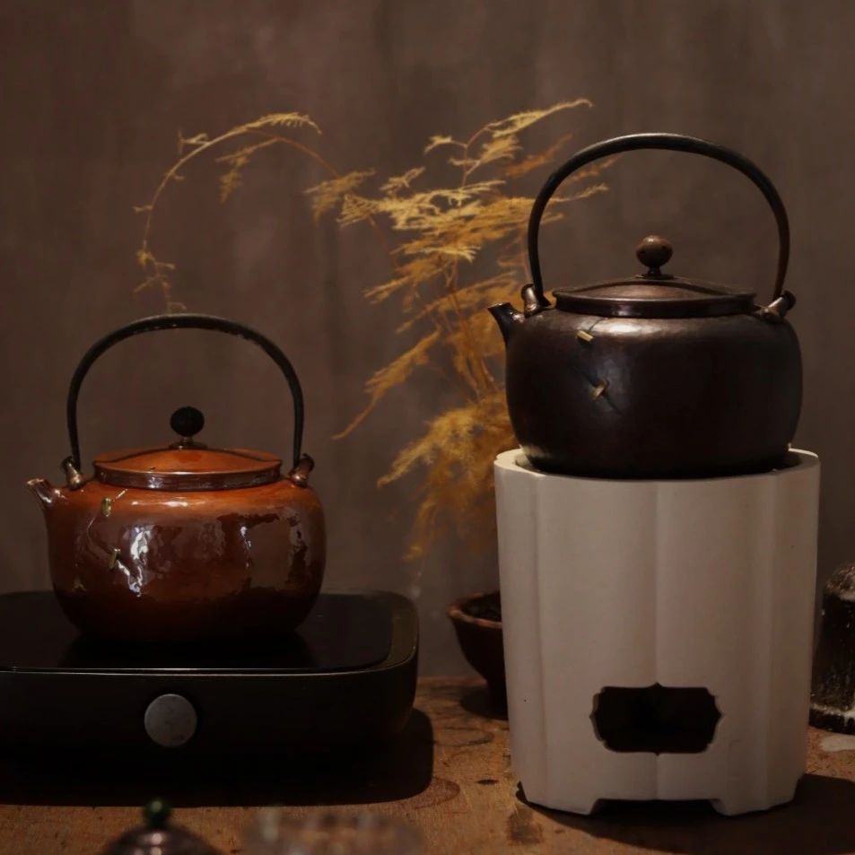 紫铜壶 烧水壶 提梁壶 1100cc