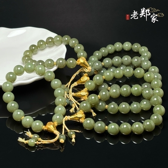 【老郑家】和田玉DIY手串 多样性发其一 约12mm