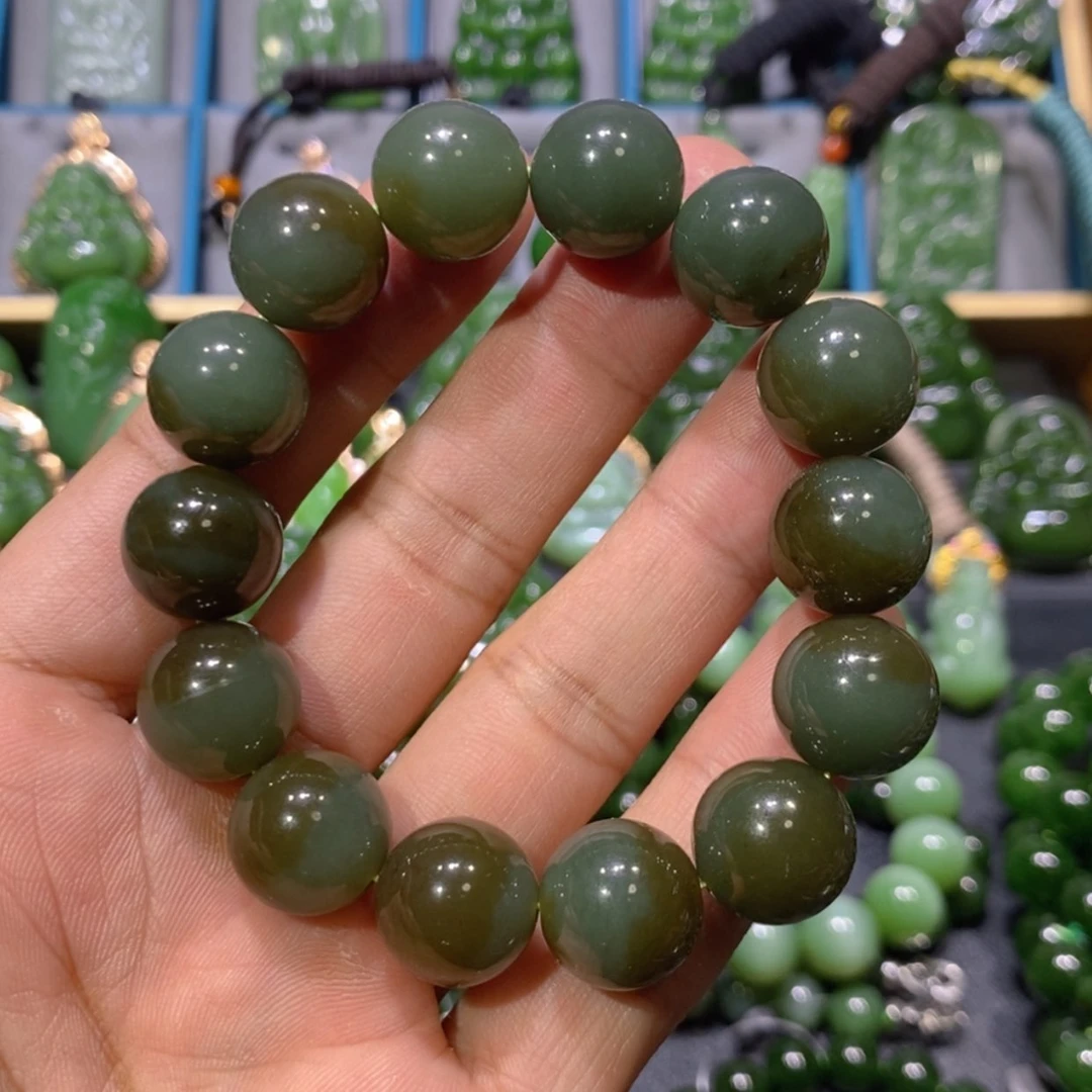 【闪购商品】和田玉吊坠(不含链)未镶嵌且末蓝糖手串 14