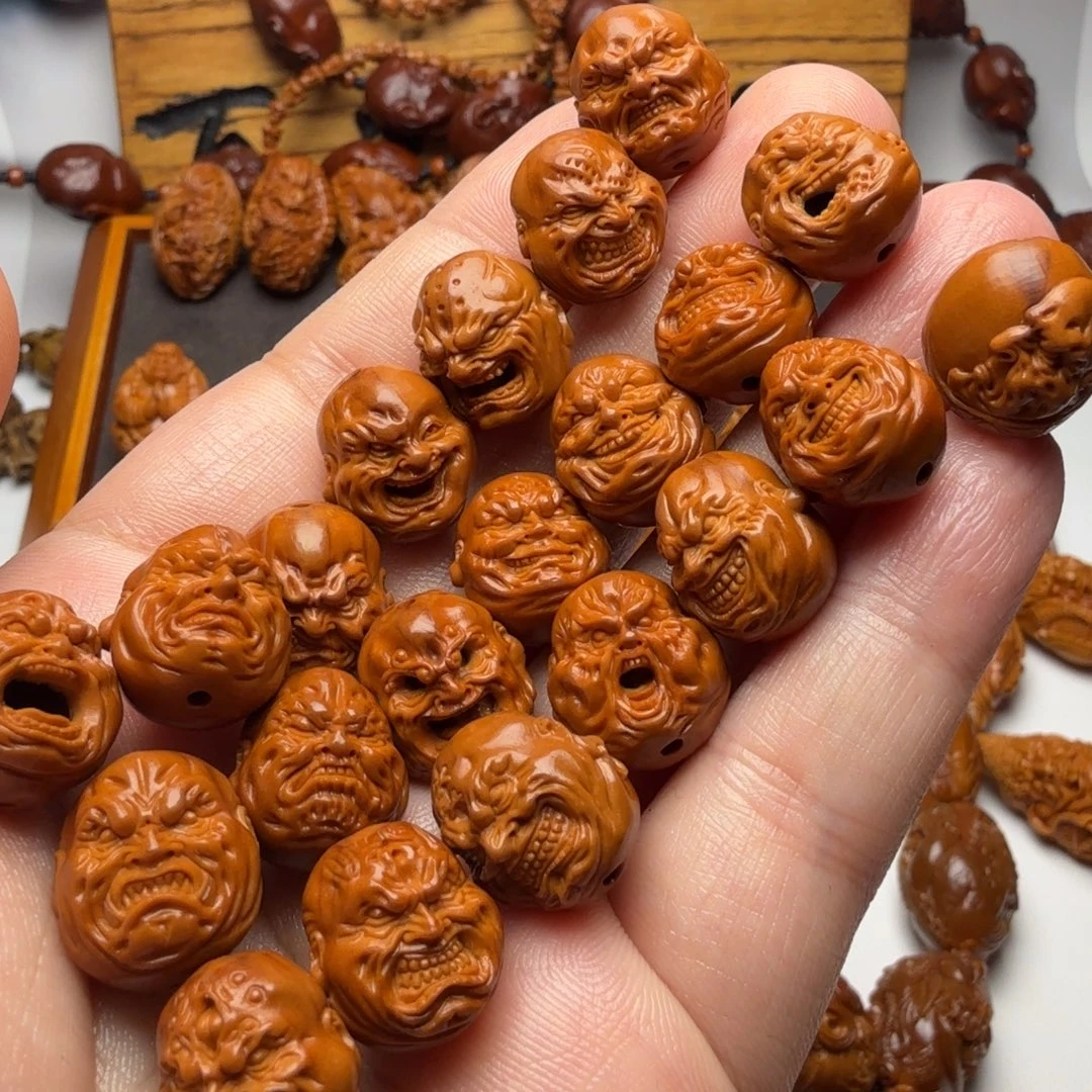 橄榄核手串/手链孤品恶僧全家福