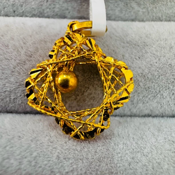 【北北专享】足金999饰品 花丝吊坠 1.80 GP