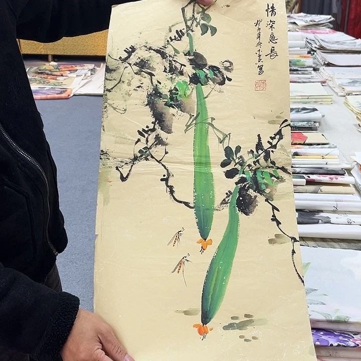 国画手绘作品好看