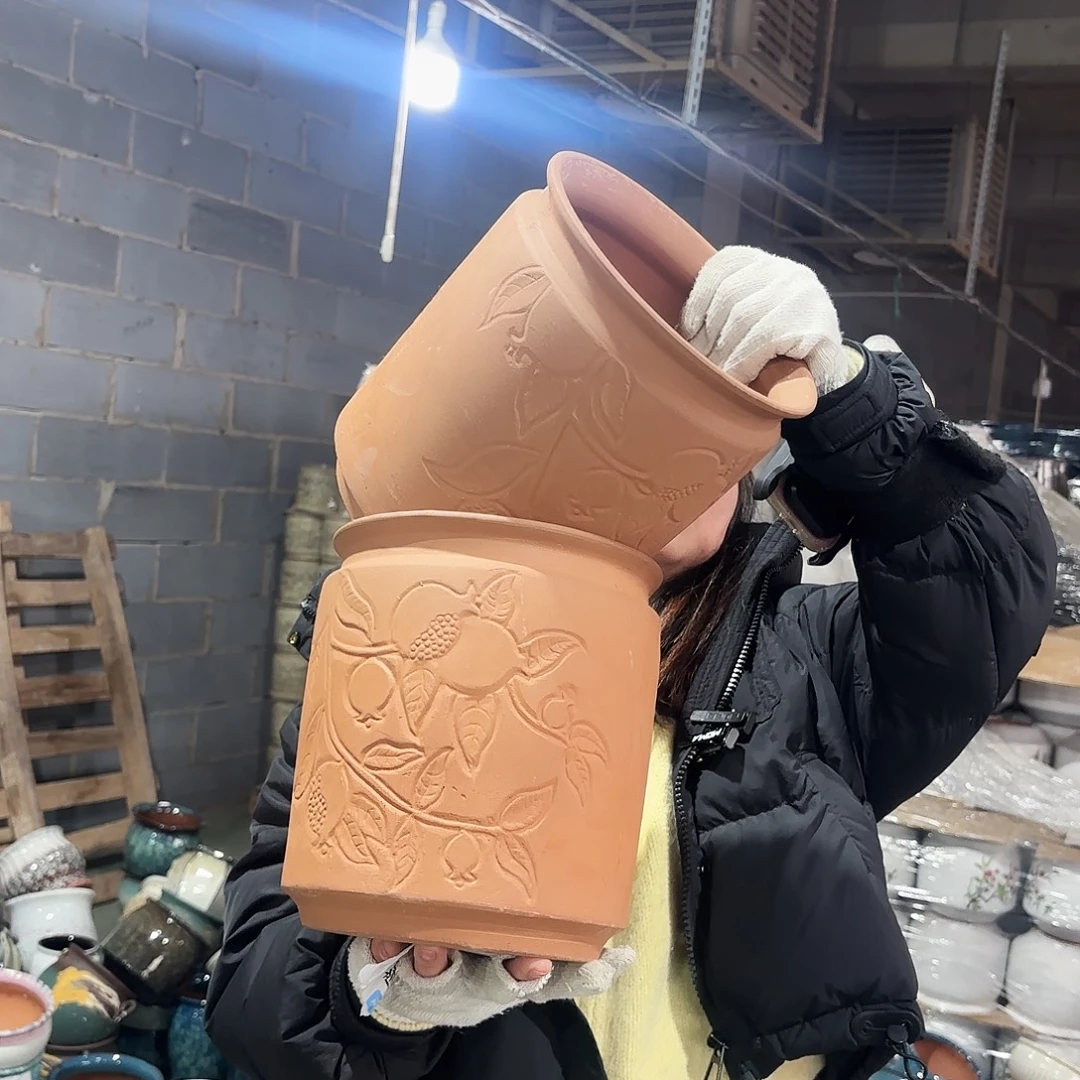 正品两个高24/21红陶