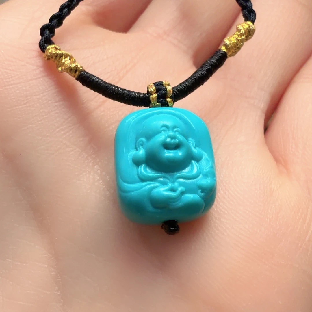 绿松石未镶嵌颈饰