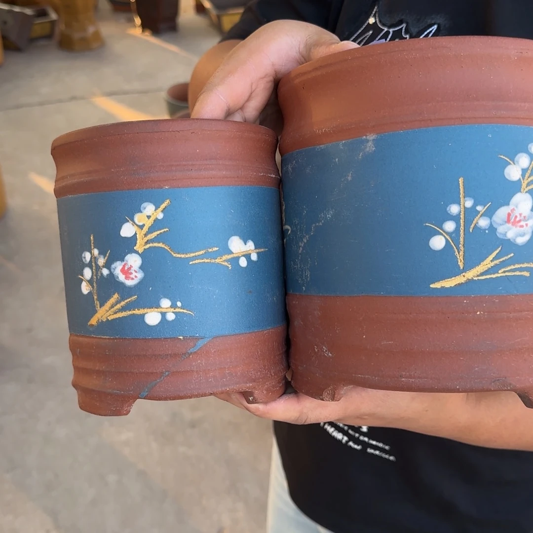 紫砂花盆瑕疵和瑕疵