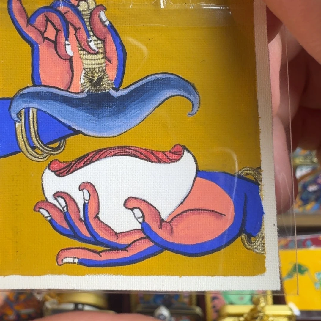 吊坠纯手绘福利背卡