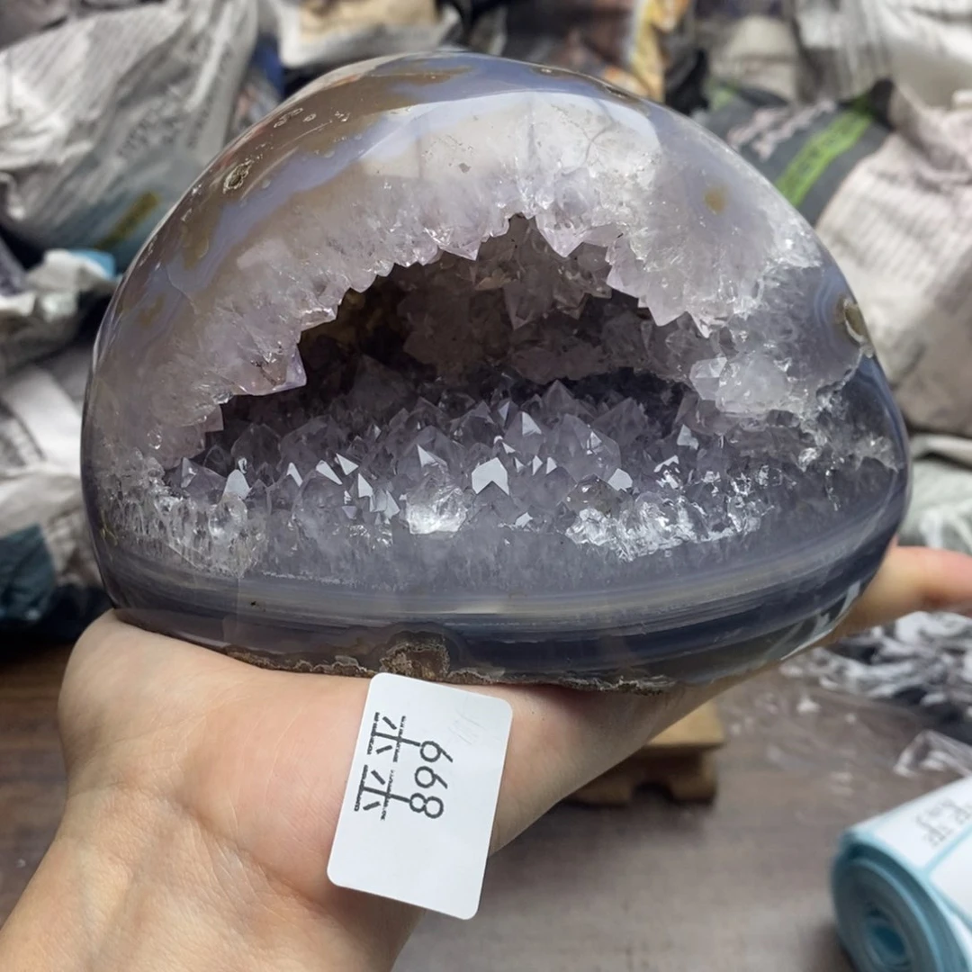 紫晶珠宝半成品未镶嵌