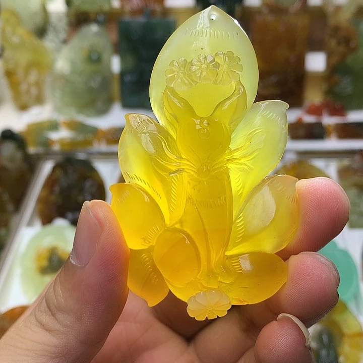 蛇纹石玉未镶嵌珠宝半成品
