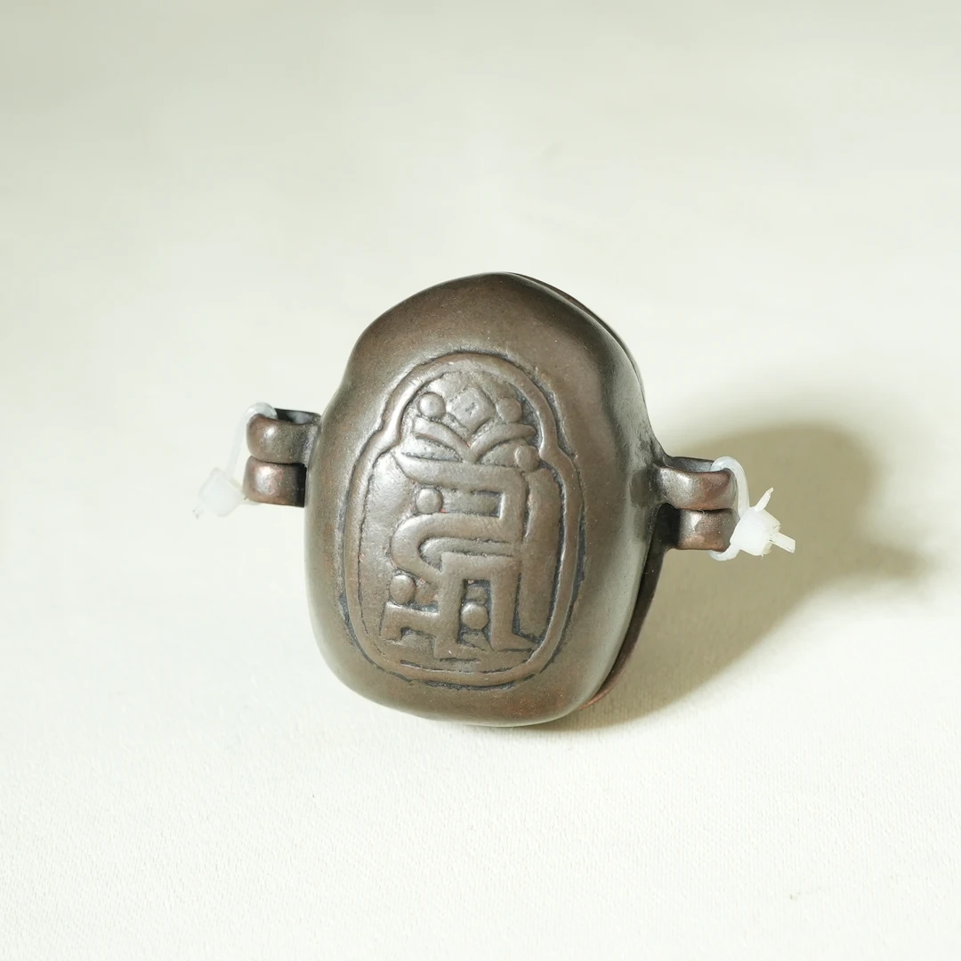 十九世纪铜质嘎乌盒【古珠精选】AABS250105008