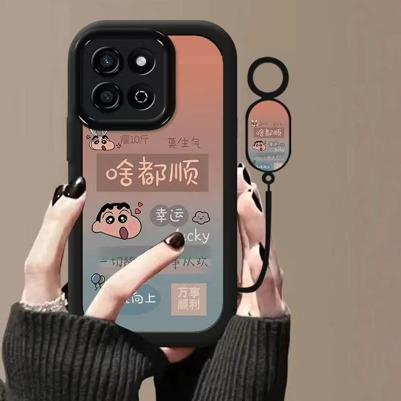 适用华为荣耀畅玩60Plus手机壳文字ALT-AN00卡通软honor荣誉畅玩6