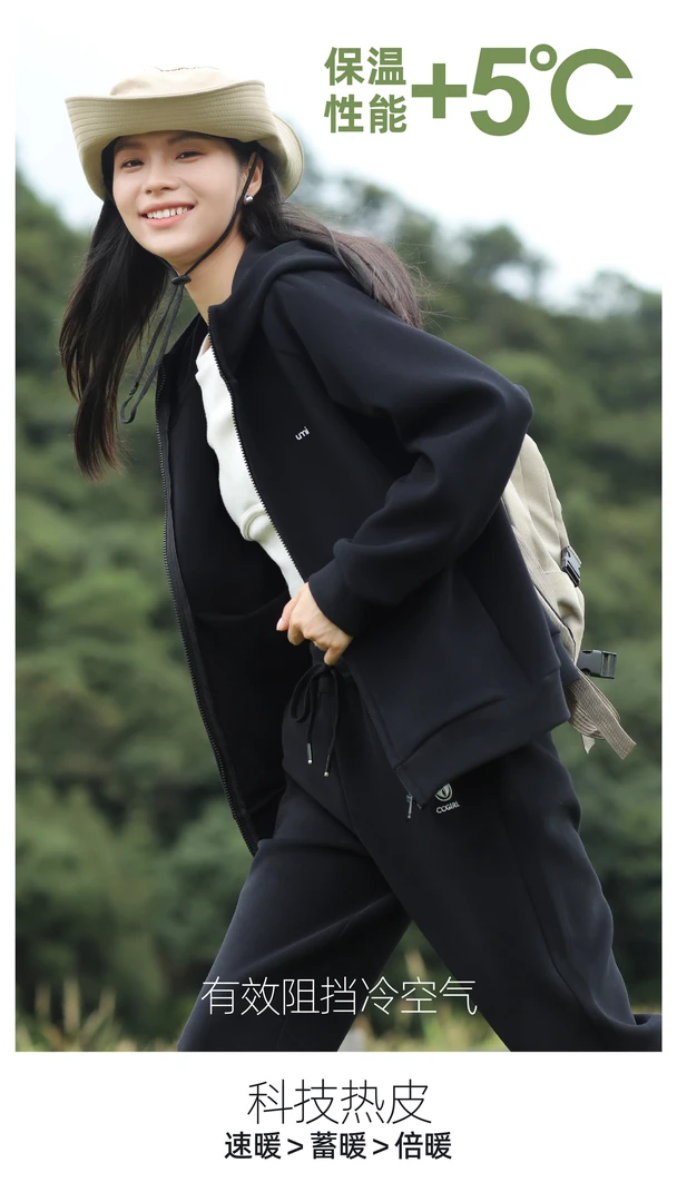 Y.M | 热皮能量衣 防风御寒一件就够 三防户外保暖连帽外套63026