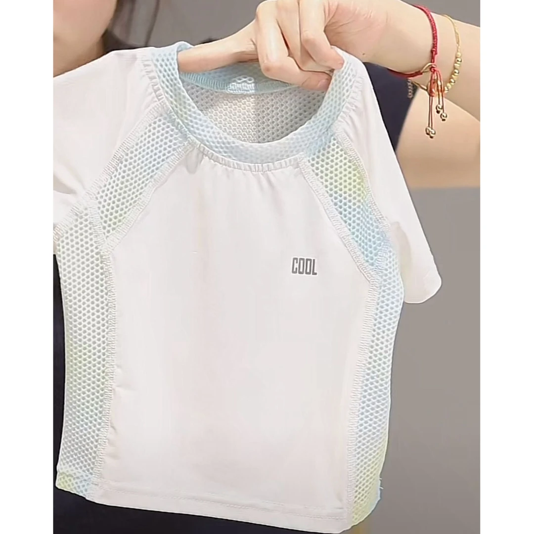 【晕染运动短袖T恤 小乐妈咪】婴儿装男女童T恤休闲宝宝衫夏上衣E23