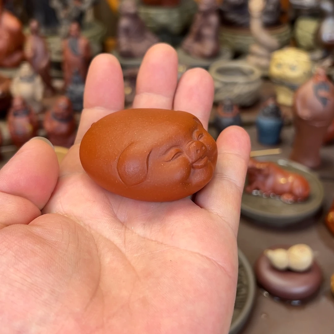 紫砂茶宠紫砂福猪