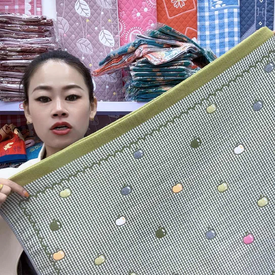 棉绿色平安果纯棉