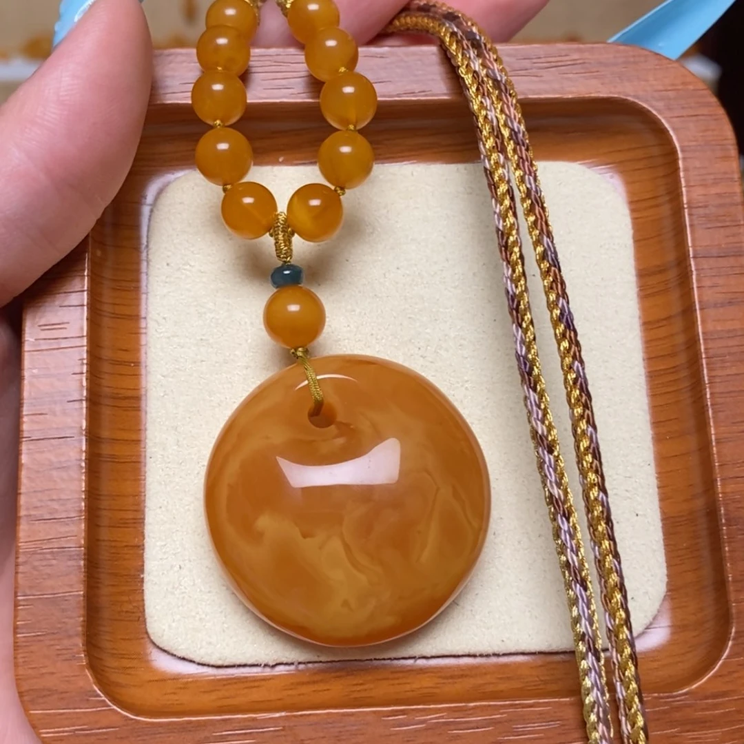 【闪购商品】未镶嵌颈饰蜜蜡项链
