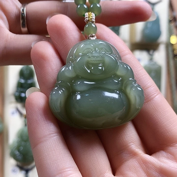 颈饰未镶嵌和田玉@**.