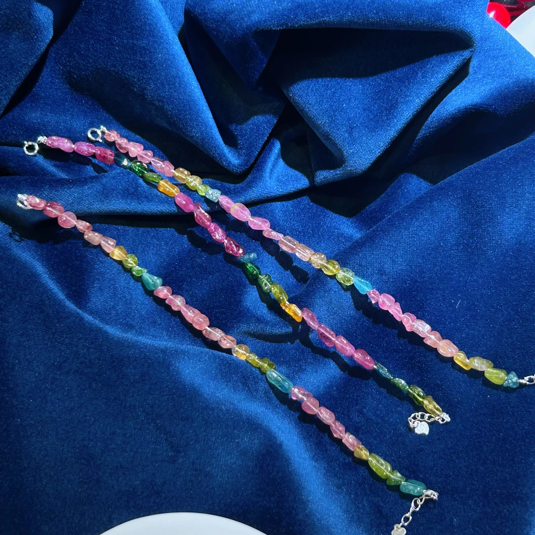 天然碧玺手链-多样性发一-BX090