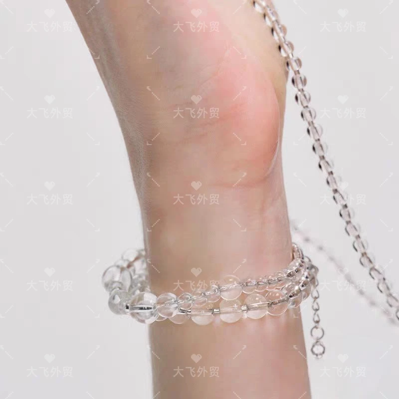 非金属手链 【透明英石不规则手链】不规则手链时尚透明英石手链D79