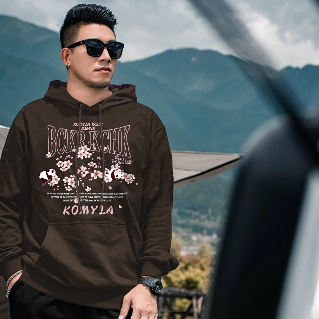 秋冬款肥佬加绒连帽卫衣休闲宽松加肥加大国潮240斤胖子保暖帽衫