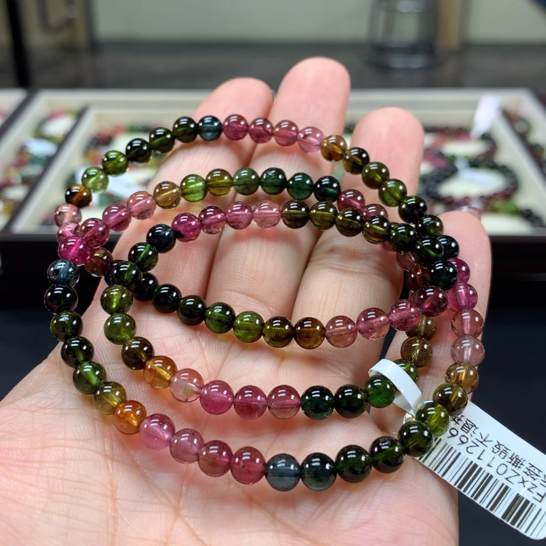 碧玺手链未镶嵌5.6毫米左右