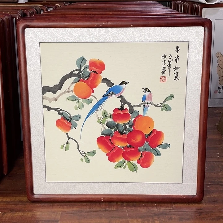 国画带框尺寸63*63厘米