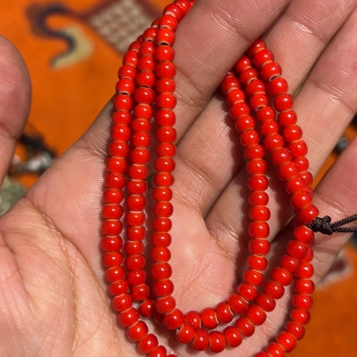 铜星月菩提吊坠项链