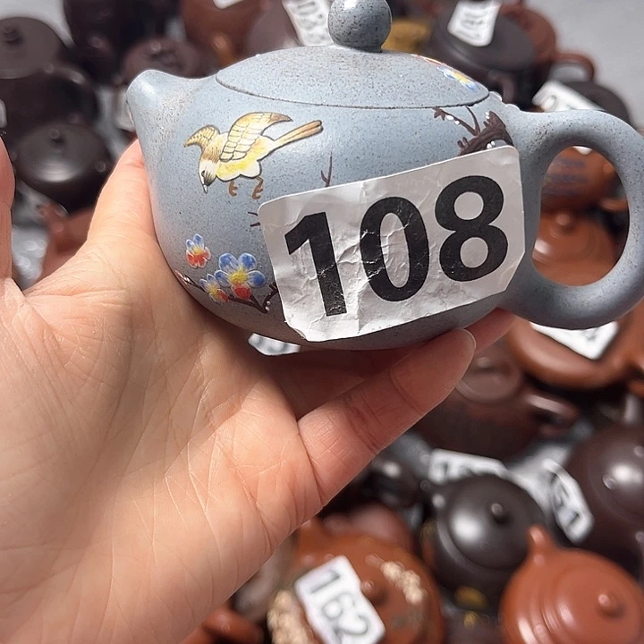 紫砂茶壶冠*阁紫砂微瑕