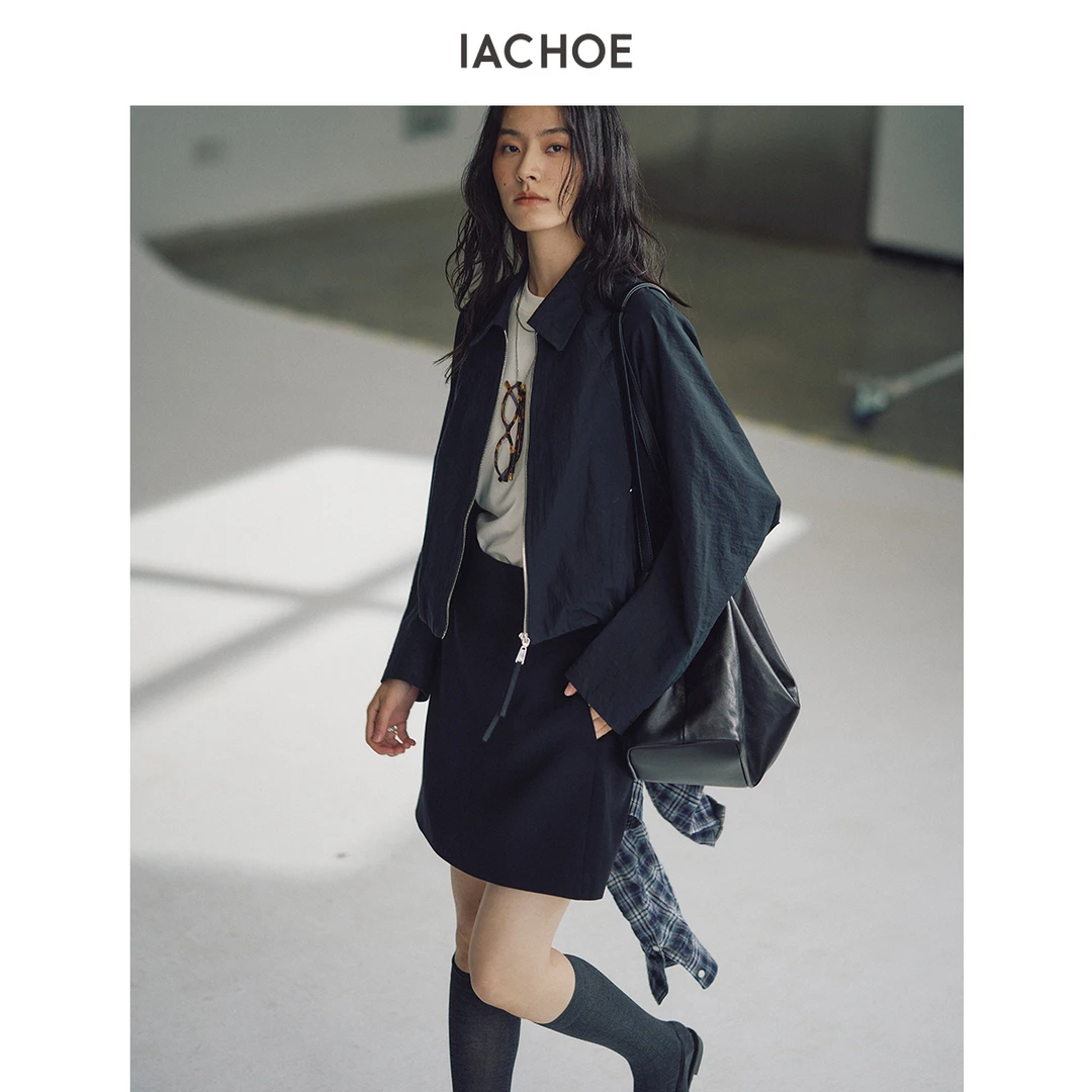 IACHOE斗篷感超轻外套3661507007*