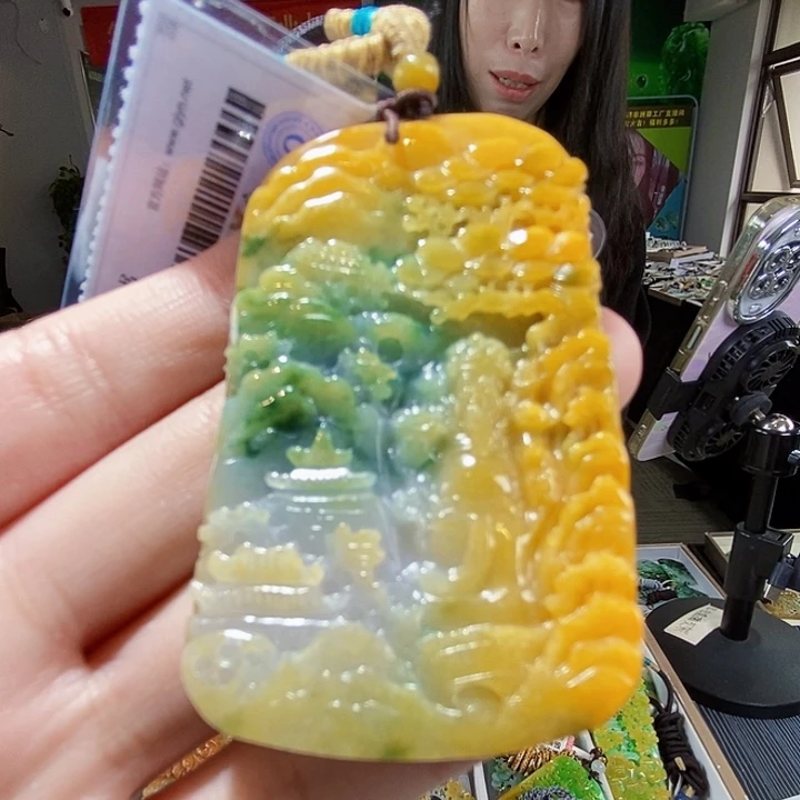 颈饰未镶嵌翡翠翡翠