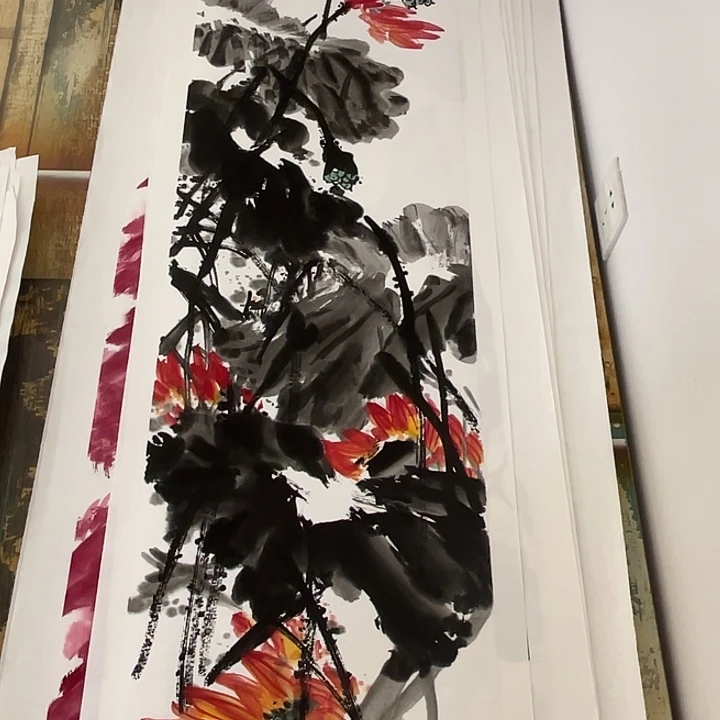 国画张圣敏先生纯手绘作品