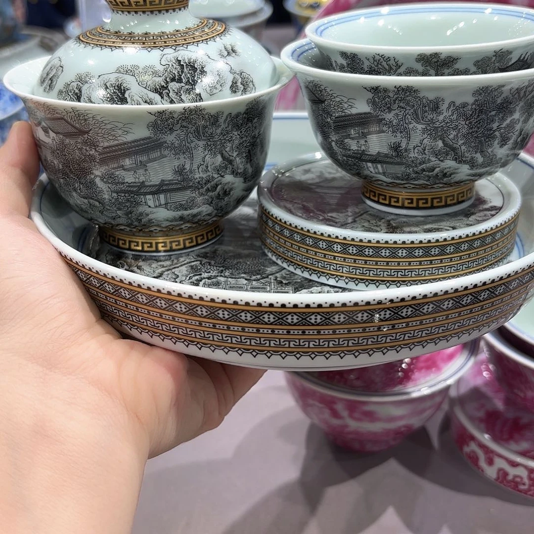 瓷片景德镇瓷器精品展示