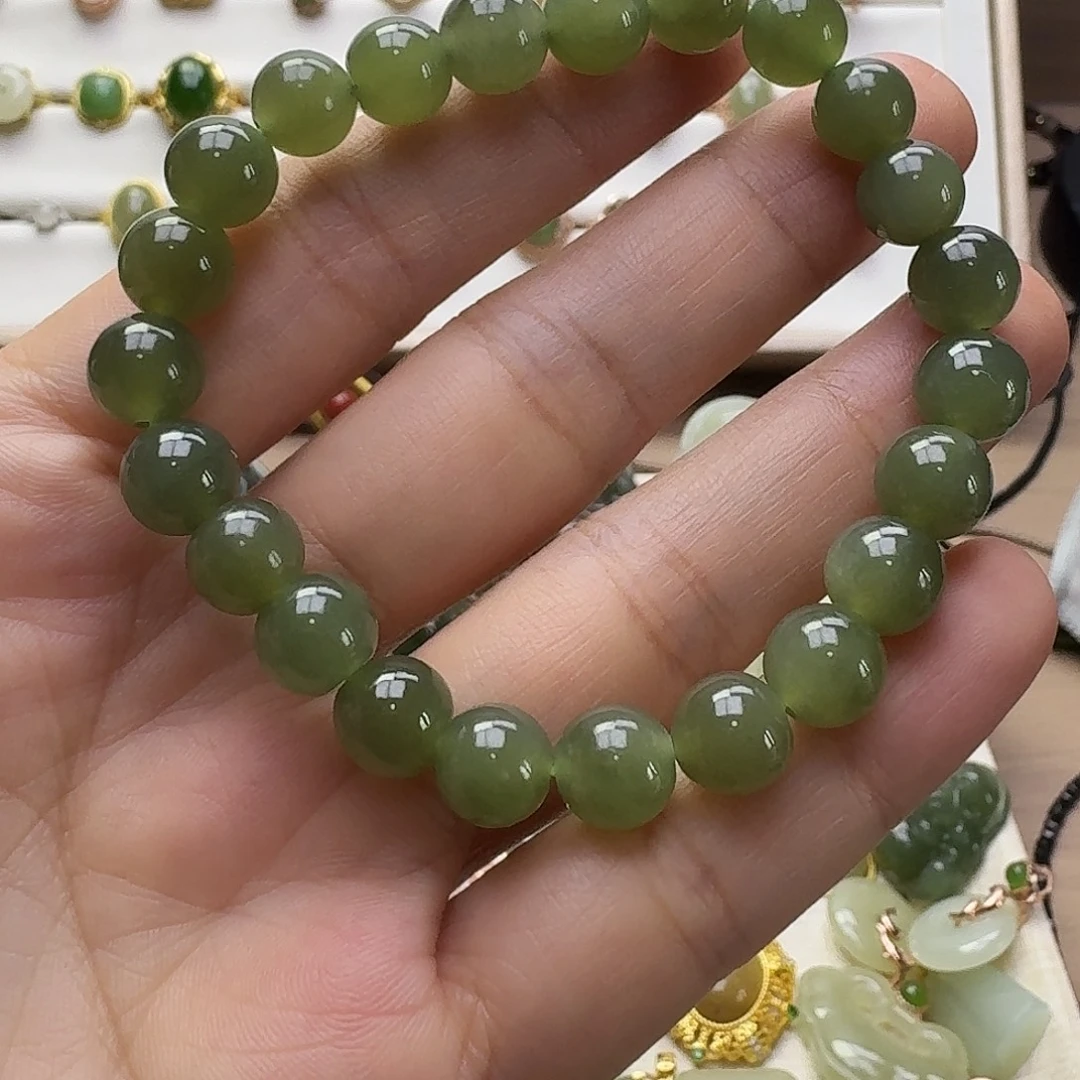 和田玉未镶嵌手链