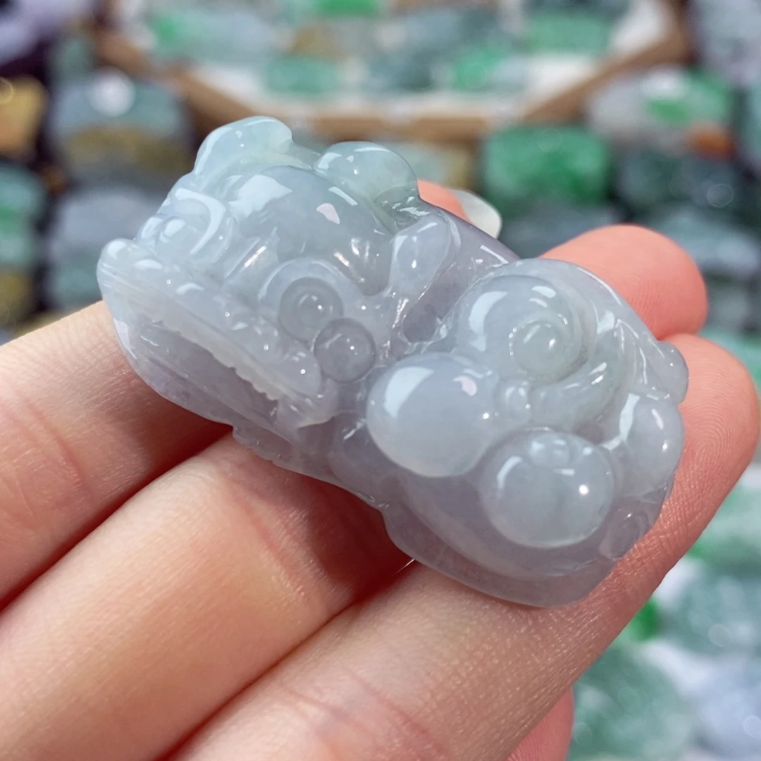 翡翠未镶嵌颈饰天然