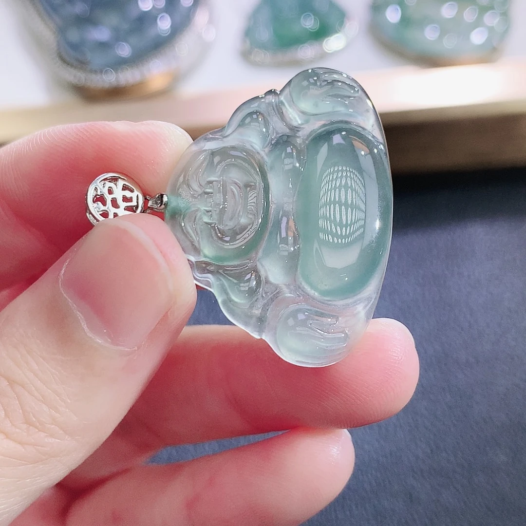 翡翠未镶嵌挂件翡翠