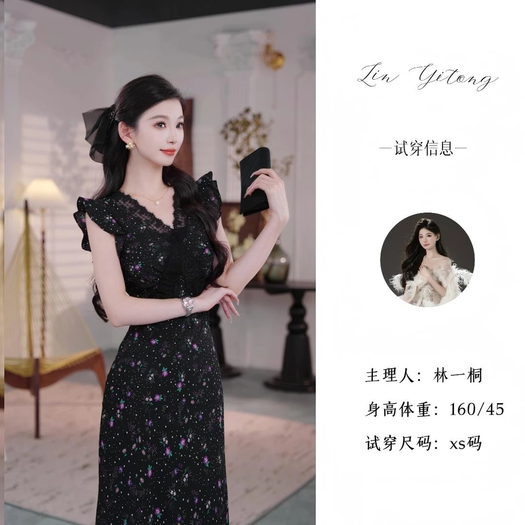 【淑惠专属】 2025年新款高品质显瘦女士连衣裙FJ52LQ221