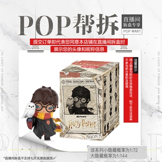【线上拆盒】泡泡玛特Hirono × 哈利·波特 系列手办盲