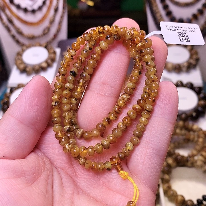 琥珀未镶嵌裸石5+蜜蜡精品